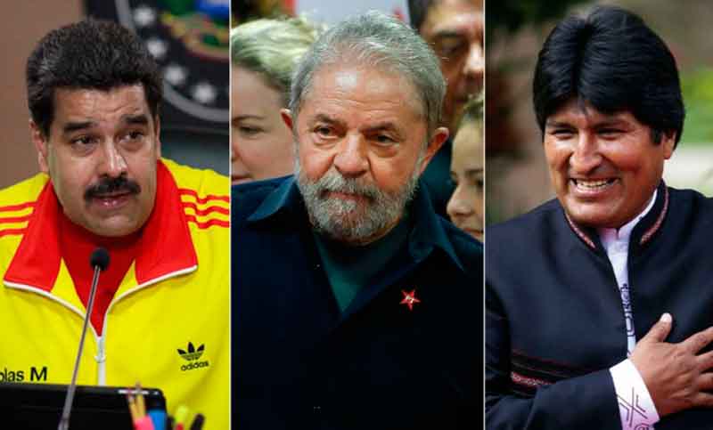 Solitarios apoyos a Lula de Evo y Maduro en medio del mutismo regional