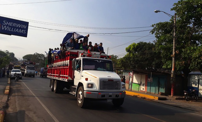 Cientos de campesinos se suman a manifestaciones antigubernamentales en Nicaragua