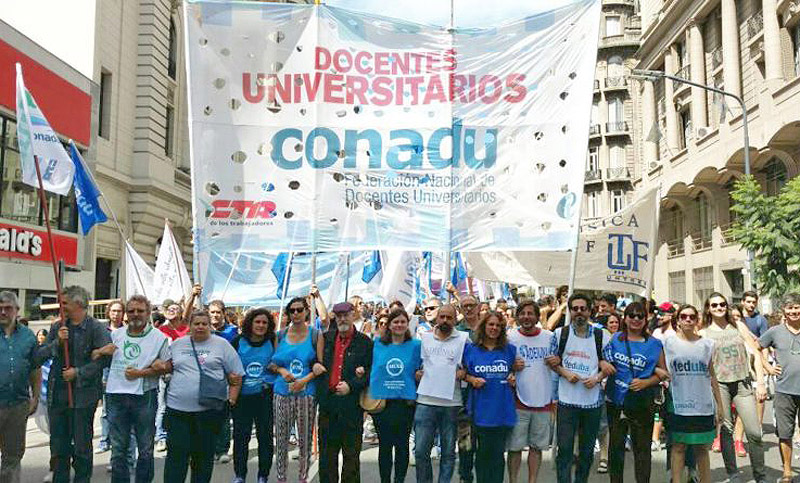 La Conadu histórica llama a parar una semana en todas las universidades del país