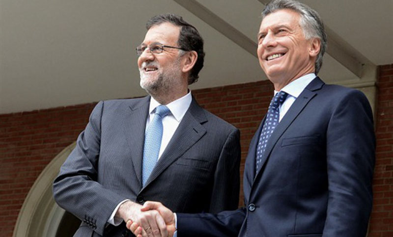 Macri y Rajoy pasan revista al acuerdo Mercosur-UE y al ingreso de Argentina a la Ocde