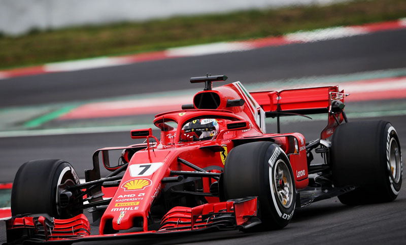 Raikkonen fue el más rápido en los ensayos del Gran Premio de Bahréin