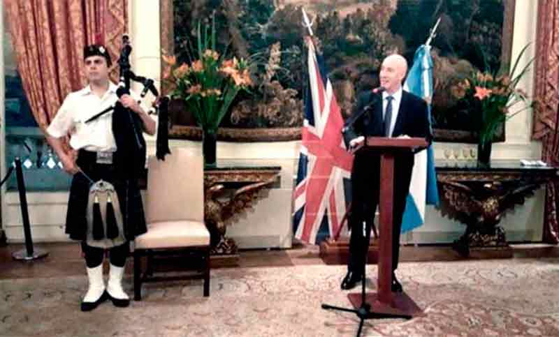El embajador británico expresó su «confianza en la perspectiva de la Argentina»