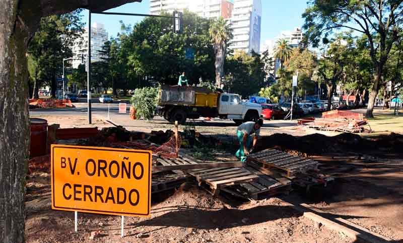 Tránsito: habrá desvíos por obras de remodelación en bulevar Oroño e Illia