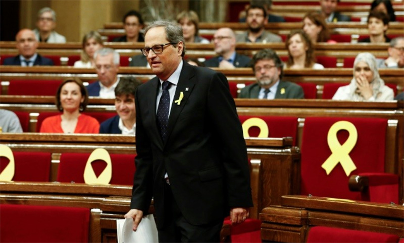Candidato a presidente catalán promete trabajar «sin descanso» por la independencia