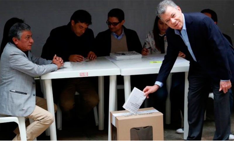 Abrieron las mesas de votación para las elecciones presidenciales en Colombia