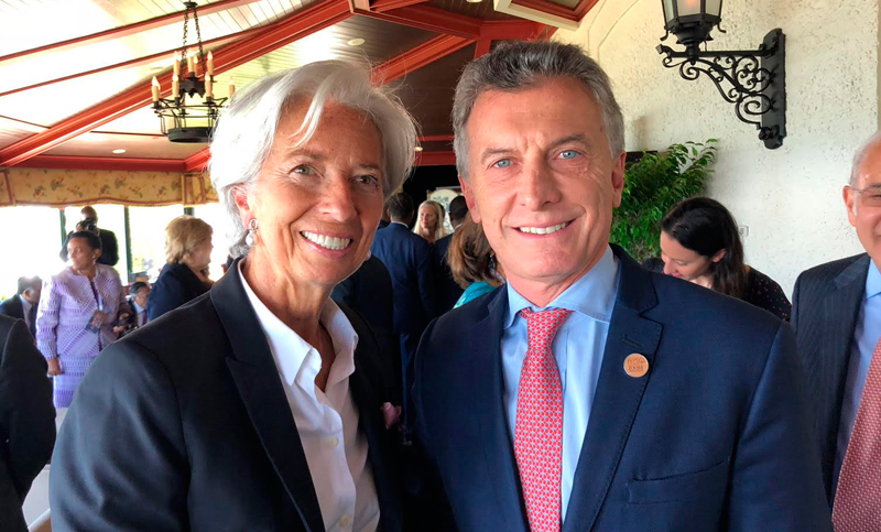 Lagarde se reunió con Macri y consideró que “el plan económico fortalecerá el crecimiento”