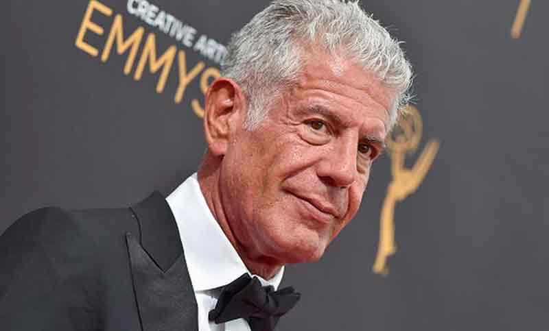 Se suicidó el chef estrella de la tv estadounidense Anthony Bourdain