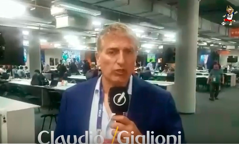 El boletín de calificaciones de Claudio Giglioni desde Rusia