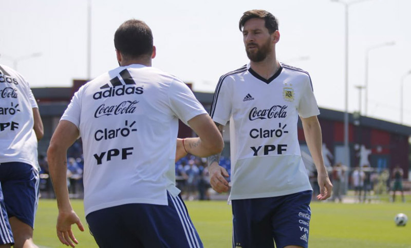 Argentina hizo ejercicios tácticos y habría cinco cambios ante Nigeria