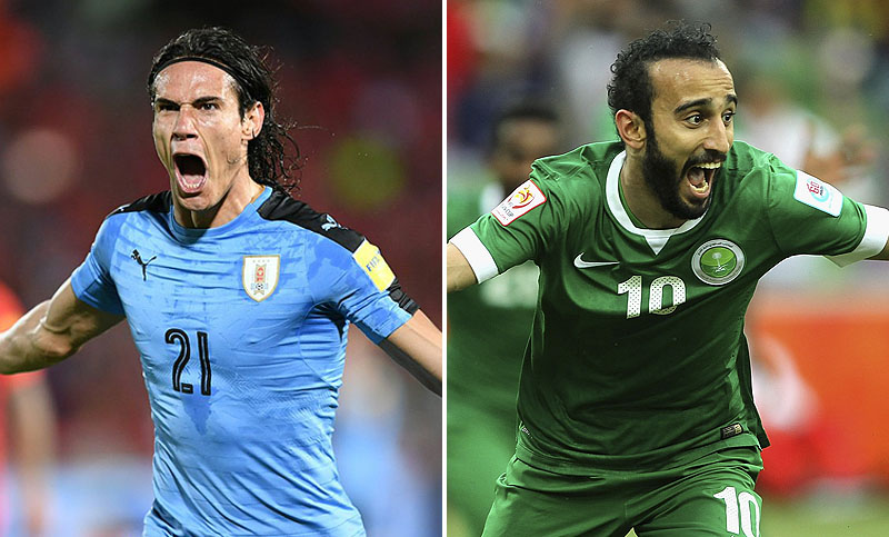 Uruguay buscará ante Arabia Saudita el triunfo que lo clasifique a los octavos del Mundial