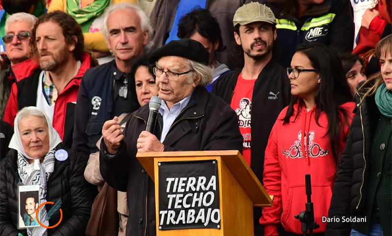 Pérez Esquivel: «No queremos las Fuerzas Armadas para la seguridad interior»