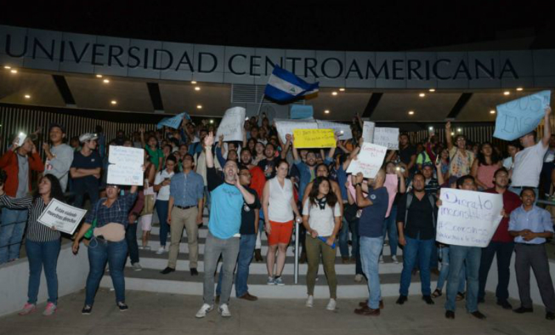 “Vamos a protestar hasta que Ortega se vaya”, dicen estudiantes de Nicaragua