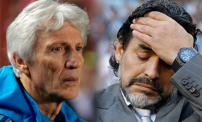 Pekerman y Maradona contra el arbitraje de Inglaterra – Colombia