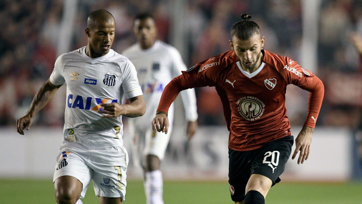 La Conmebol le dio por ganado el partido a Independiente frente a Santos