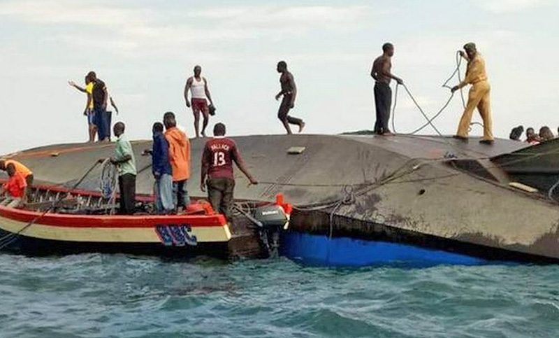Al menos 126 muertos en un naufragio en el lago Victoria en Tanzania