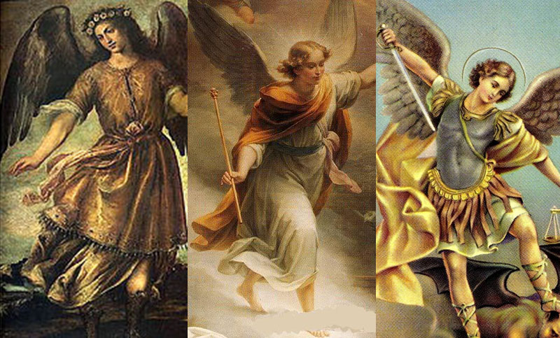 Los tres Santos Arcángeles de la Iglesia Católica