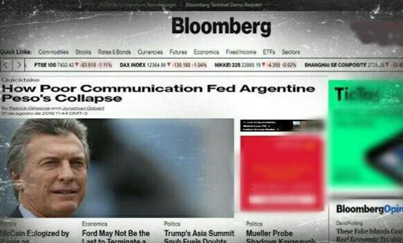 La agencia financiera Bloomberg: ¿Macri puede llegar a 2019?