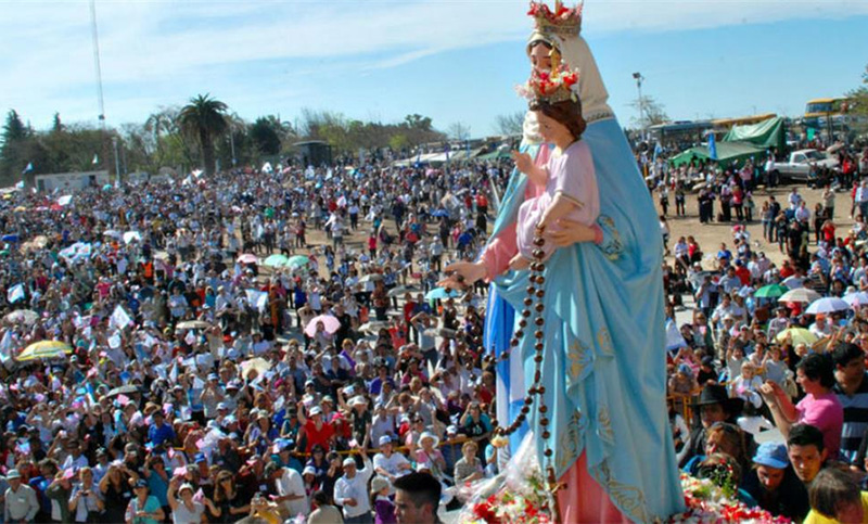 Los católicos argentinos celebran la aparición de Nuestra Señora del Rosario de San Nicolás