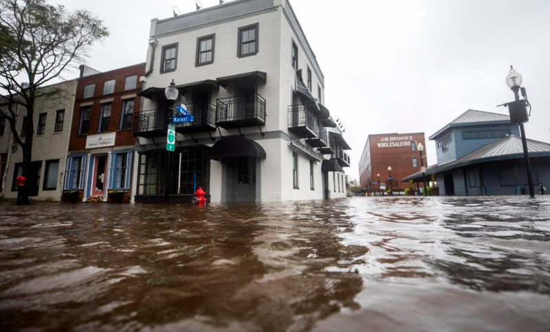 Huracán Florence: alerta de inundaciones mortales en la costa este de Estados Unidos