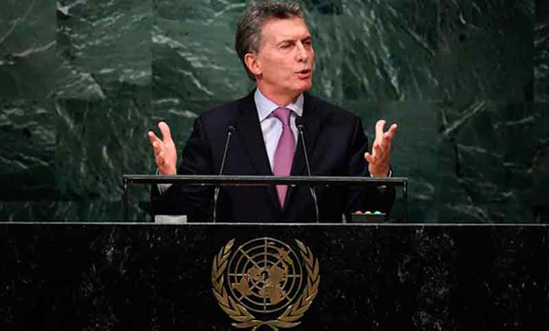 Macri viajaría a Nueva York para hablar ante la ONU y recibir un premio