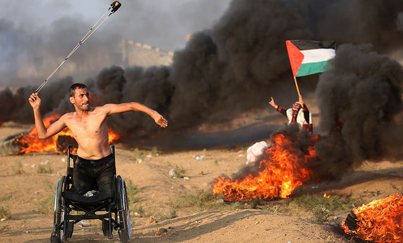 Siete palestinos mueren por disparos de israelíes en Gaza