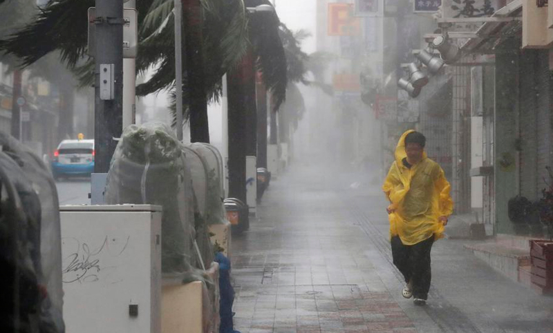 El tifón Trami sacude el corazón de Japón y deja 84 heridos