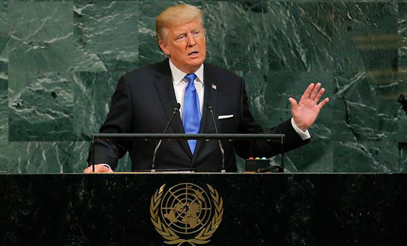 Donald Trump aseguró frente a la ONU que se «ocuparán» de Venezuela