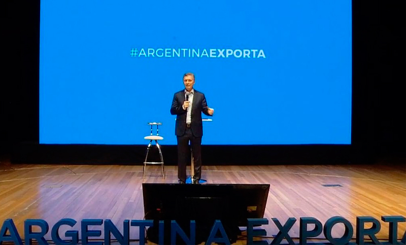 Macri: «Vamos a fortalecer la capacidad exportadora de las pymes»