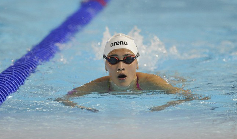 Delfina Pignatiello sumó una nueva medalla de plata en natación