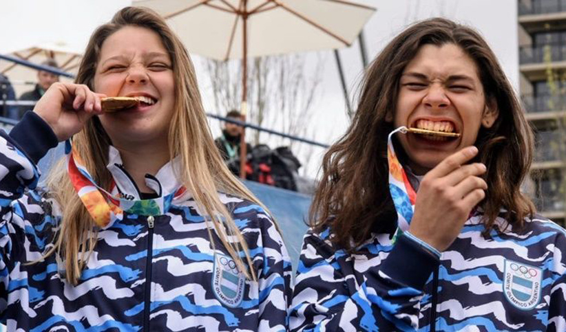 Roth e Iriartes consiguieron el oro en el BMX Freestyle de ciclismo