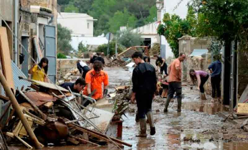 Sigue la búsqueda de desaparecidos tras las inundaciones mortales en Mallorca