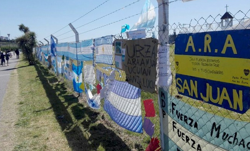 ARA San Juan: ofrecerán una misa en la base naval de Mar del Plata
