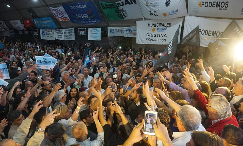 «La principal dirigente opositora es Cristina Kirchner», dijo Gioja