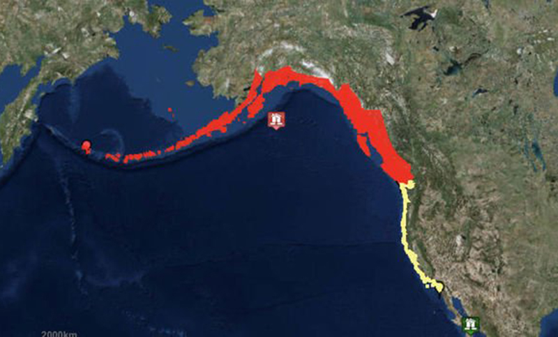 Alerta de tsunami tras potente sismo en Alaska