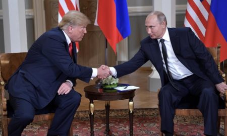 Donald Trump y Vladimie Putin G20