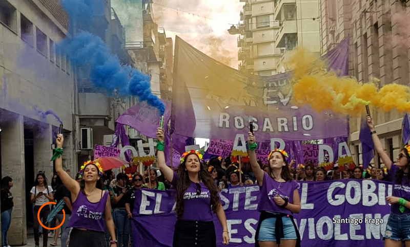 Nuevo grito masivo contra la violencia machista en Rosario