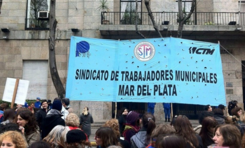 Piden conciliación para el conflicto con los municipales de Mar del Plata
