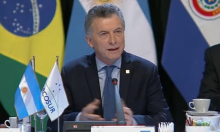 Macri asume la presidencia del Mercosur
