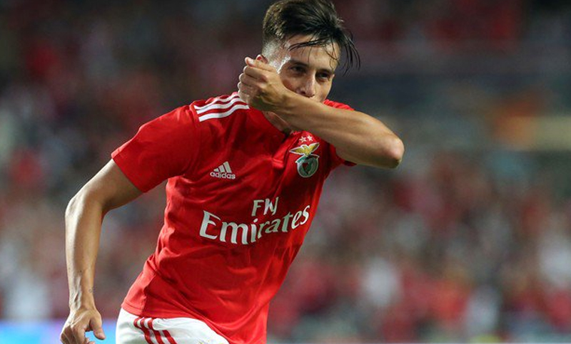 Cervi marcó un gol en la goleada del Benfica sobre el Sporting Braga