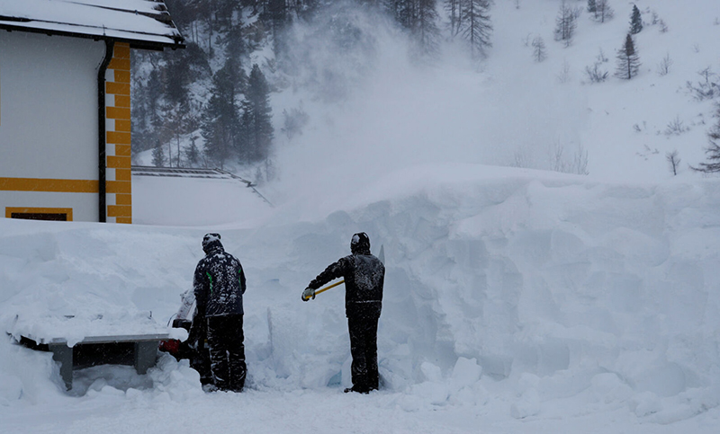 Tres muertos y un desaparecido por una avalancha de nieve en Austria