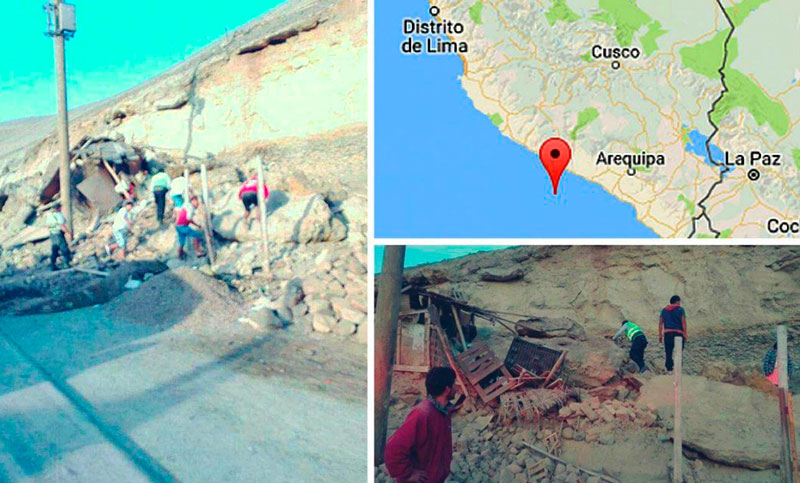 Sismo de 6,0 grados deja seis heridos cerca de las líneas de Nazca en Perú