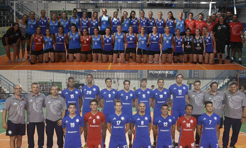 Mujeres y varones de Club Rosario juegan una nueva fecha de la Liga Nacional