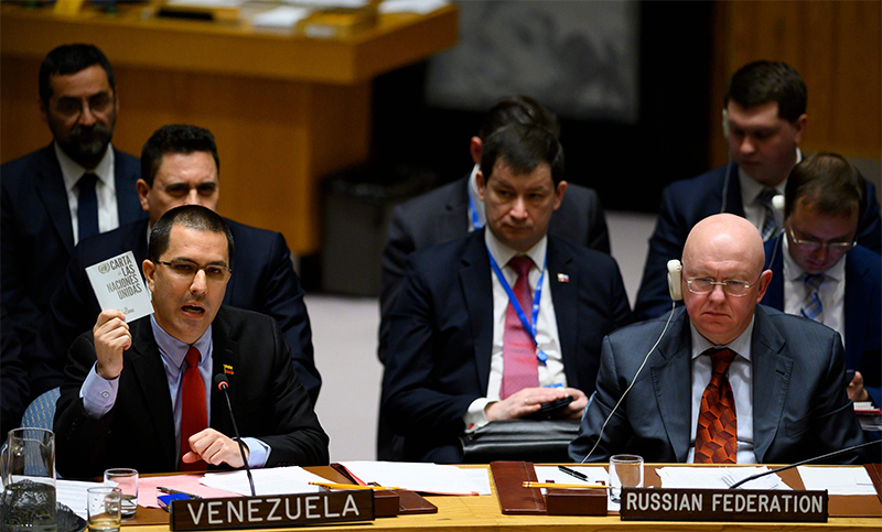 Rusia y Estados Unidos cruzaron lanzas en la ONU por la crisis en Venezuela