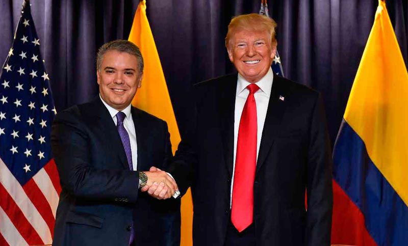 Trump recibe al presidente de Colombia y hablarán sobre Venezuela
