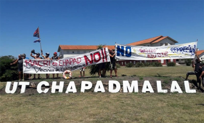 El descanso de Macri en Chapadmalal se vio opacado por una protesta de vecinos