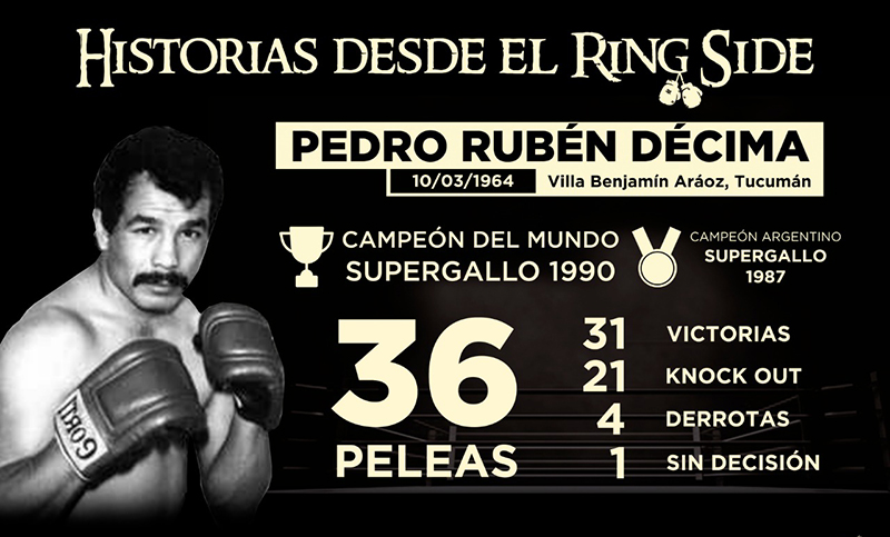 La corta y exitosa carrera de Pedro Décima en Historias desde el Ring Side