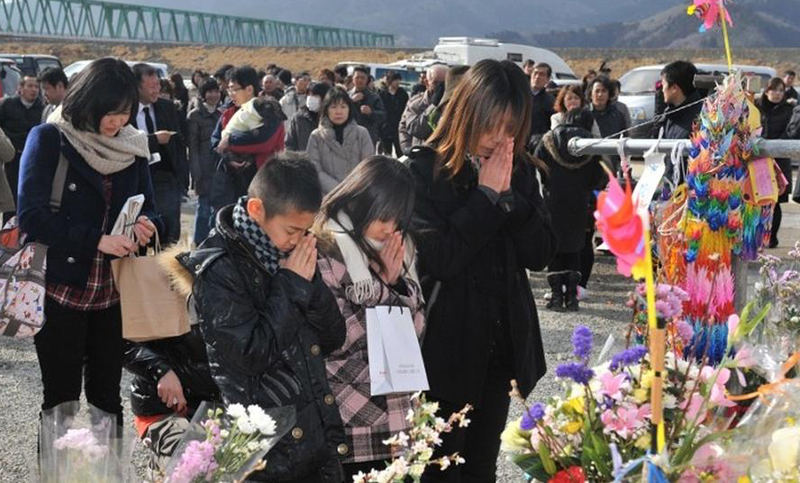 Japón recordó a las víctimas del trágico sismo y tsunami del 11 de marzo de 2011