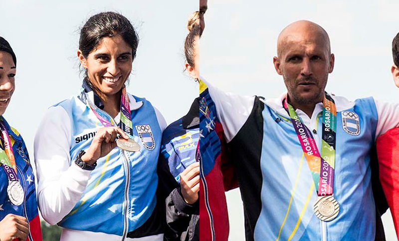 El canotaje argentino logró dos medallas de oro en los Juegos de Playa