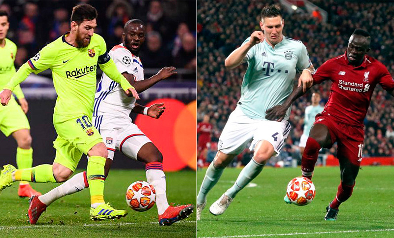 Barcelona-Lyon y Bayern-Liverpool, en busca de los cuartos de final