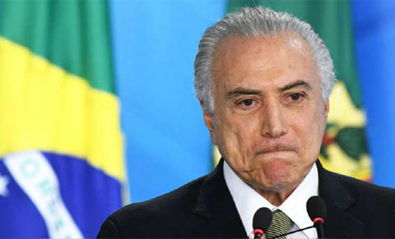 El expresidente de Brasil Michel Temer fue detenido por el caso Lava Jato